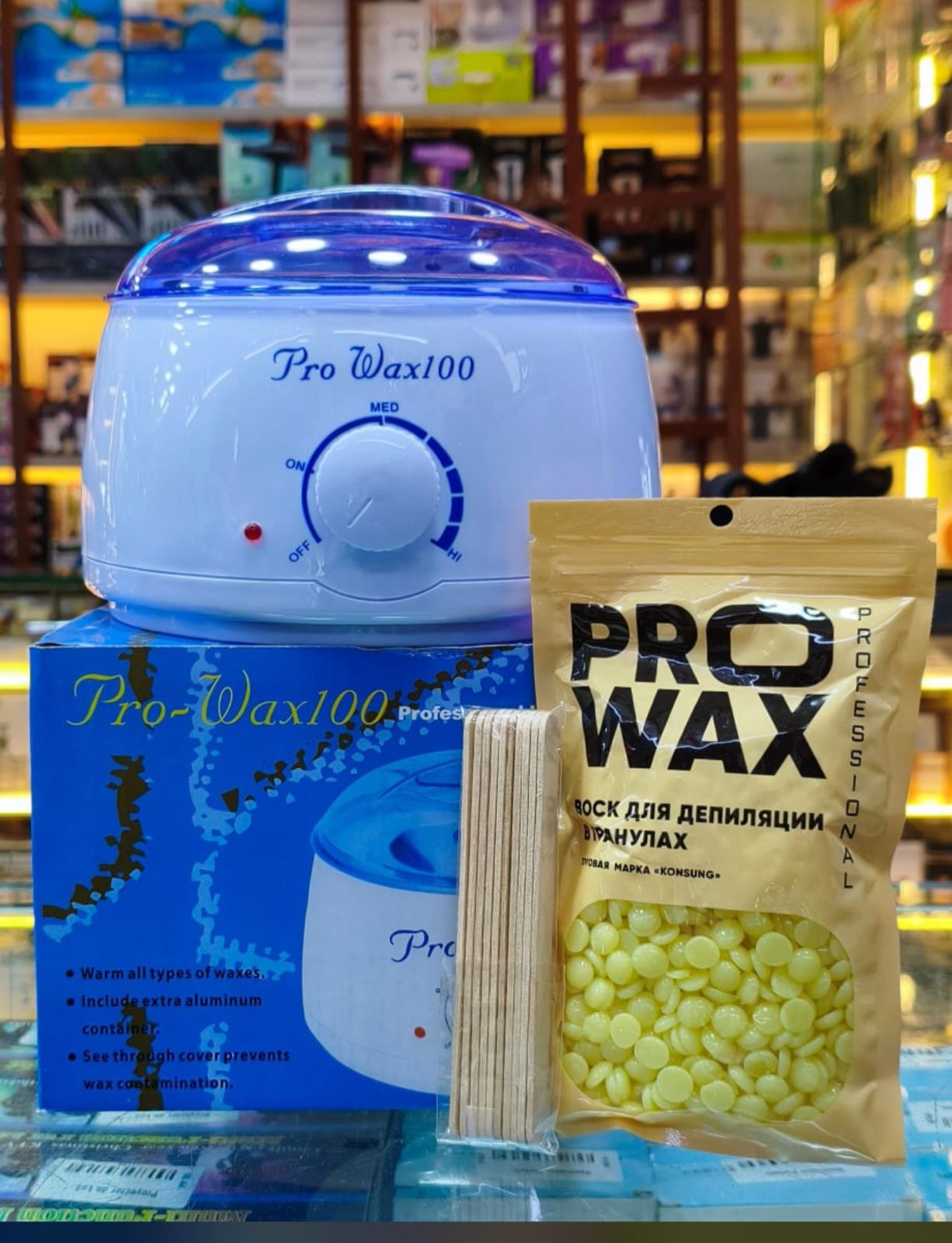 Olla Para Cera Depilatoria + Cera Perlas